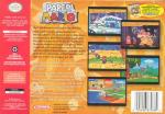 Paper Mario Box Art Back